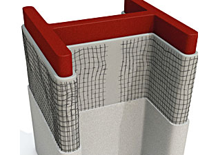 网格搭接不足会导致涂层不符合认证规定，从而为带来防火性能难以预计的风险